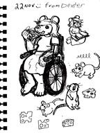 fursona mouse not_mariken wheelchair // 1859x2483 // 1.6MB